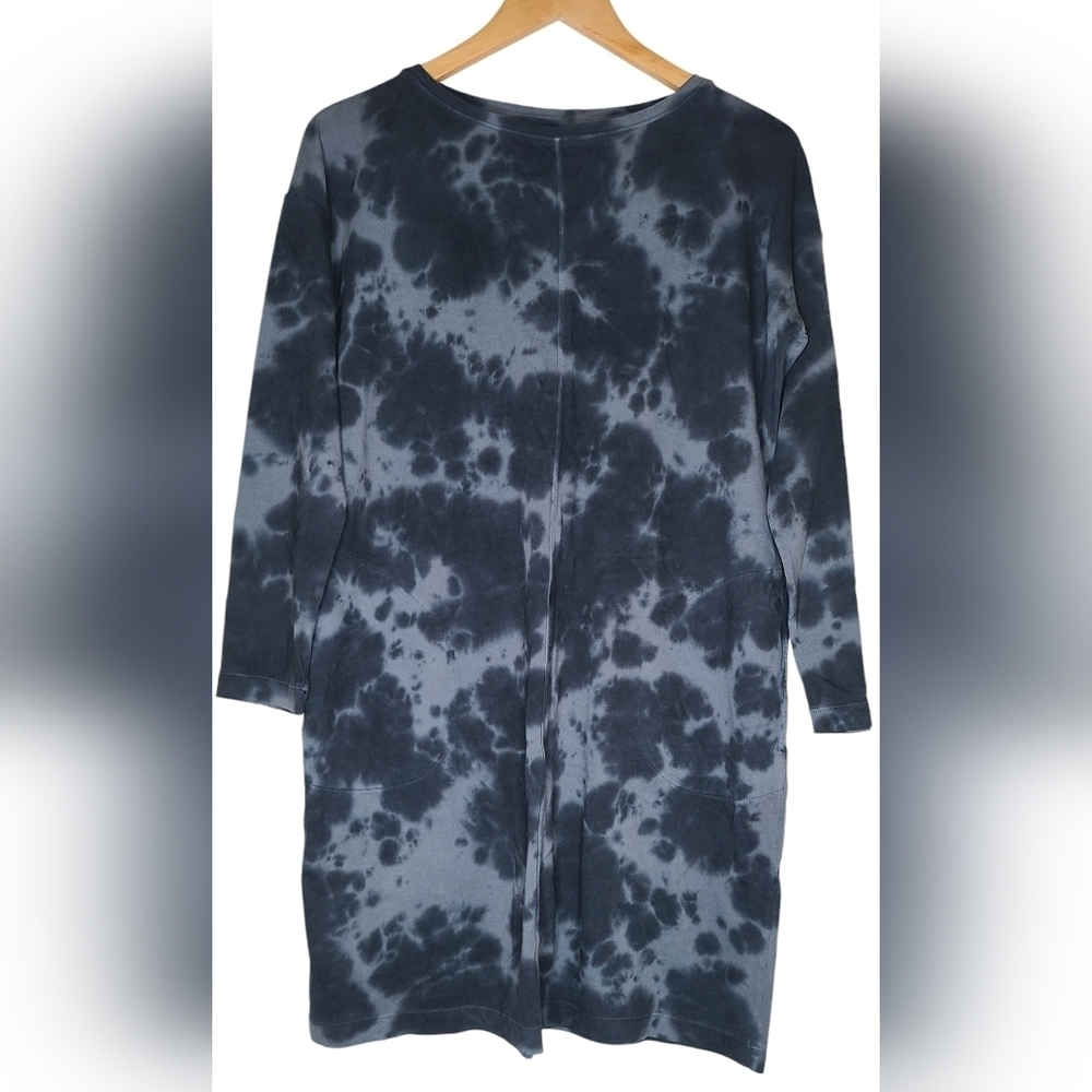 Pure Jill Cloud Tie-Dyed Knit Dress Women's Size Small J.Jill Longsleeve Cotton